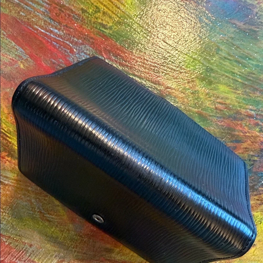 Louis Vuitton Black Epi Leather Organizer Notebook cover ( no insert)